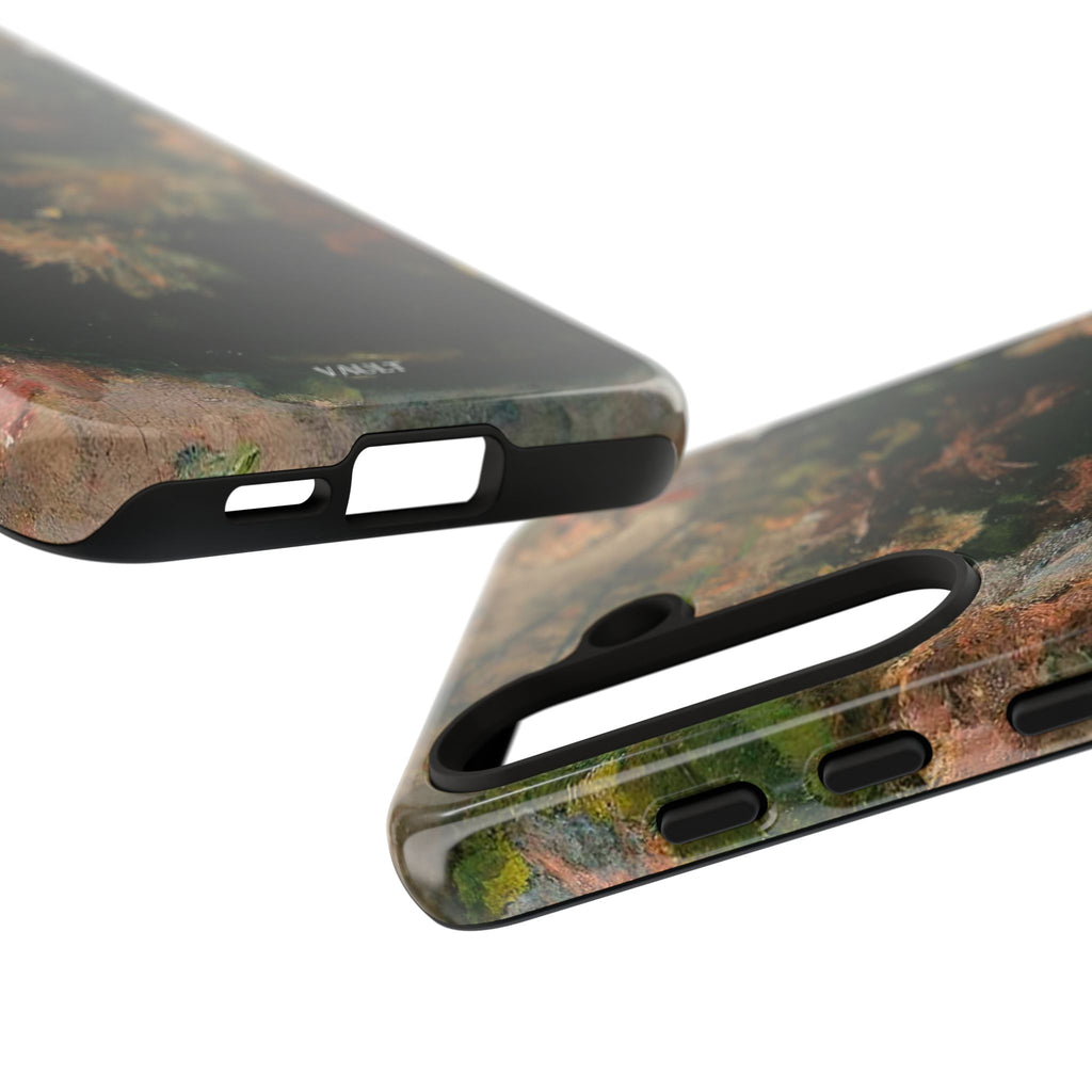 Floral Painterly Tough Phone Case — Vintage Autumn Leaves Phone Cover