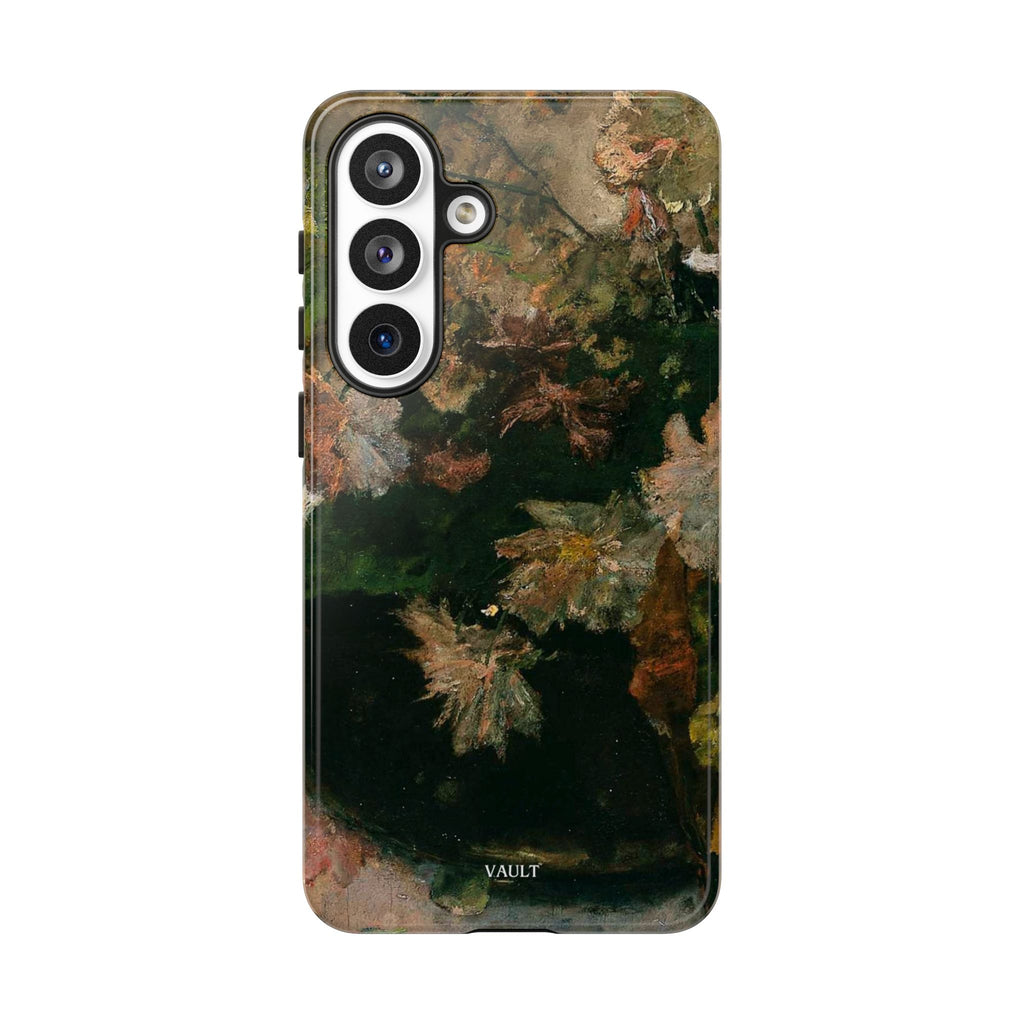 Floral Painterly Tough Phone Case — Vintage Autumn Leaves Phone Cover