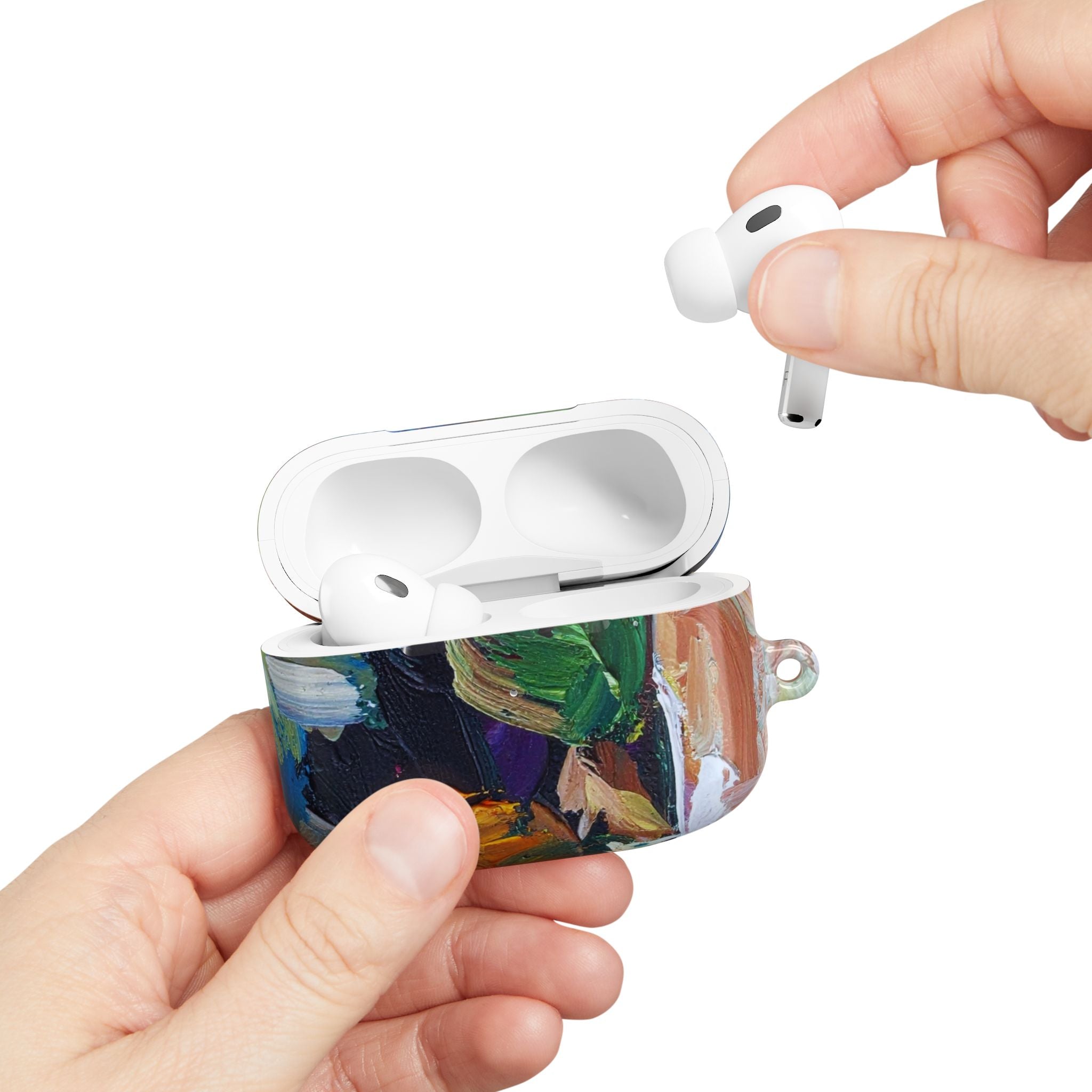 Abstract Brushstroke AirPod Cases