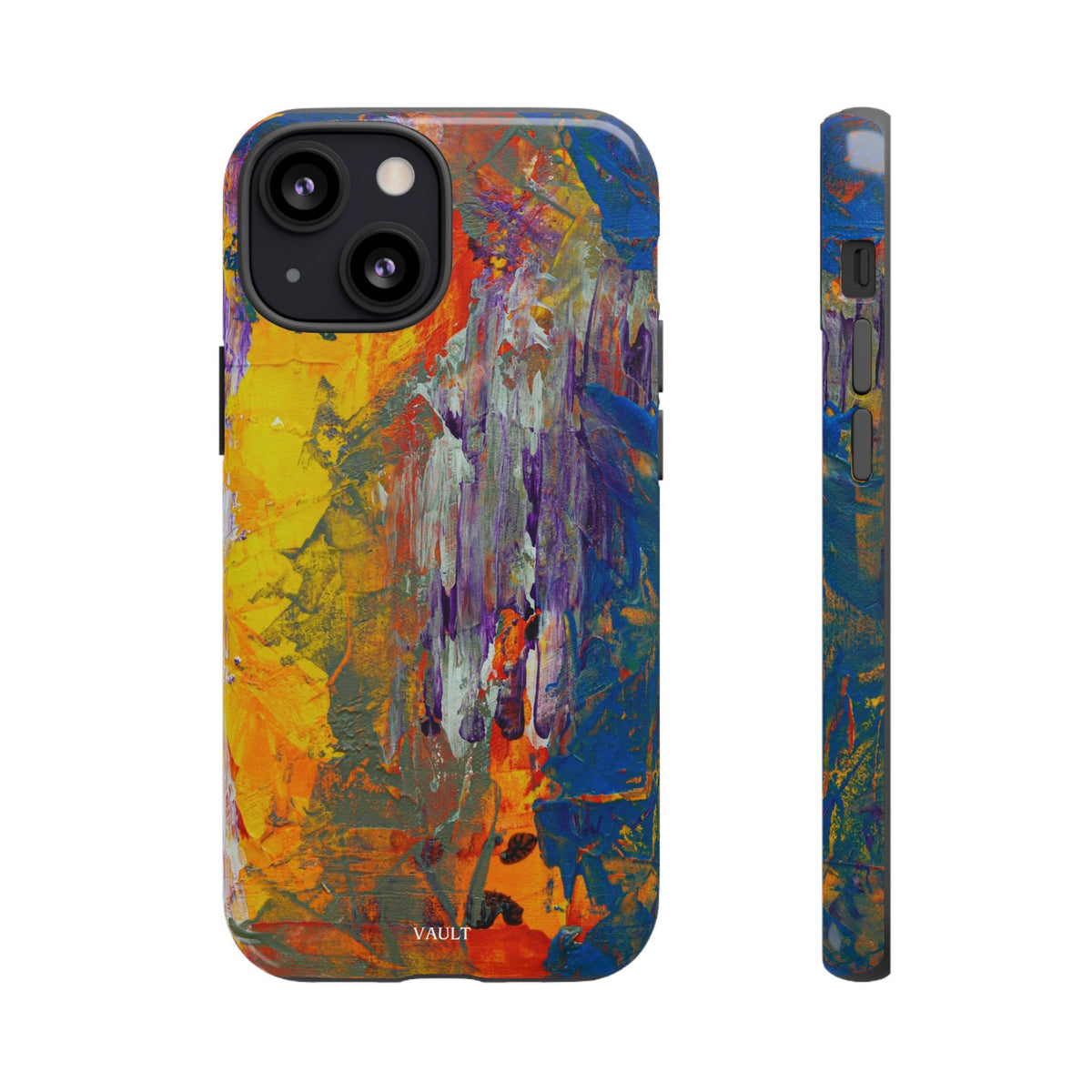 Abstract Color Splash Phone Case — Vibrant Artistic Protective Cover