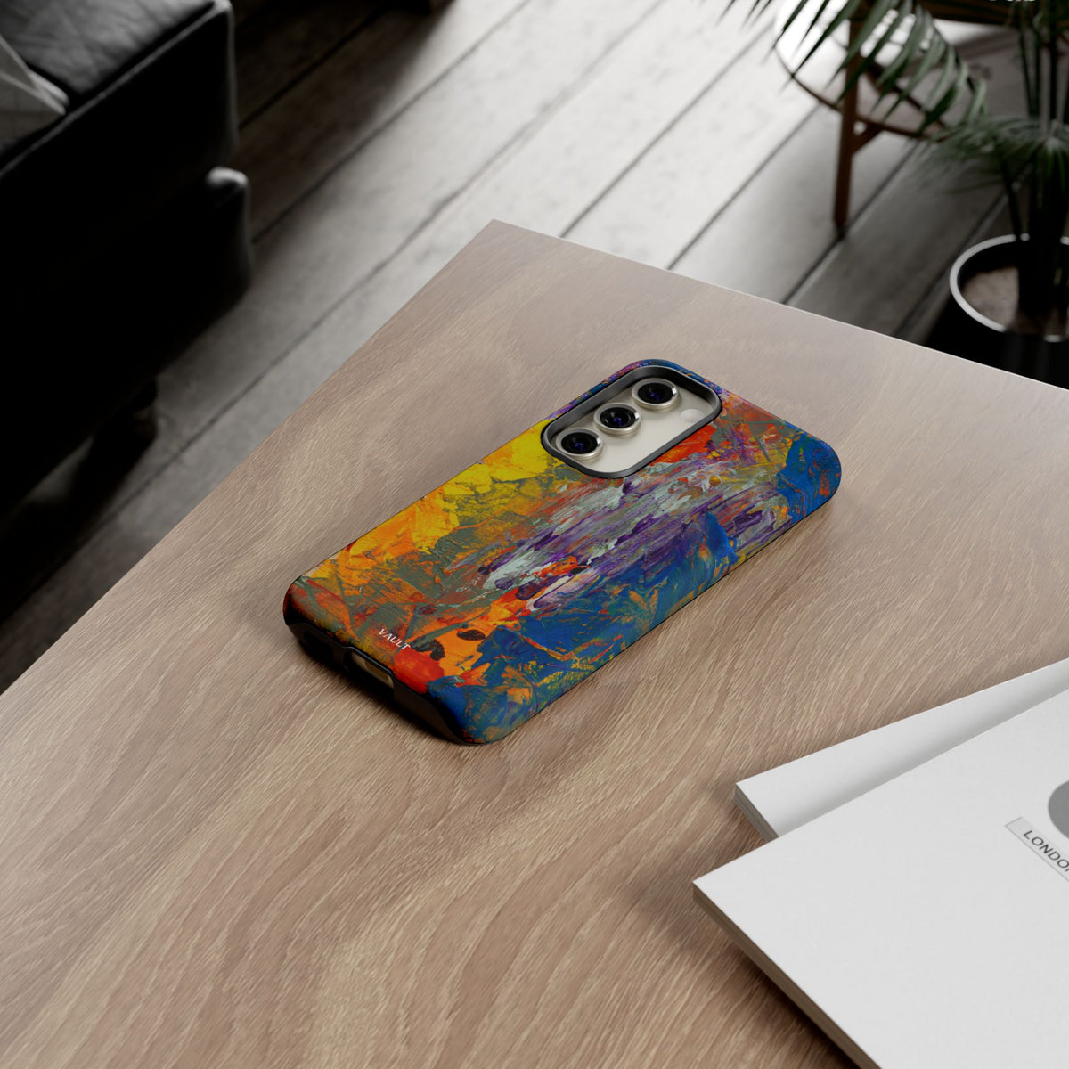 Abstract Color Splash Phone Case — Vibrant Artistic Protective Cover