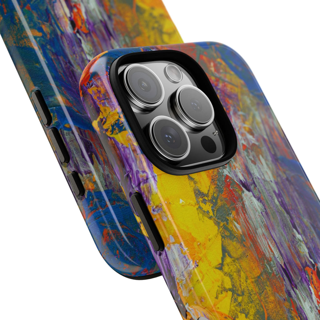 Abstract Color Splash Phone Case — Vibrant Artistic Protective Cover