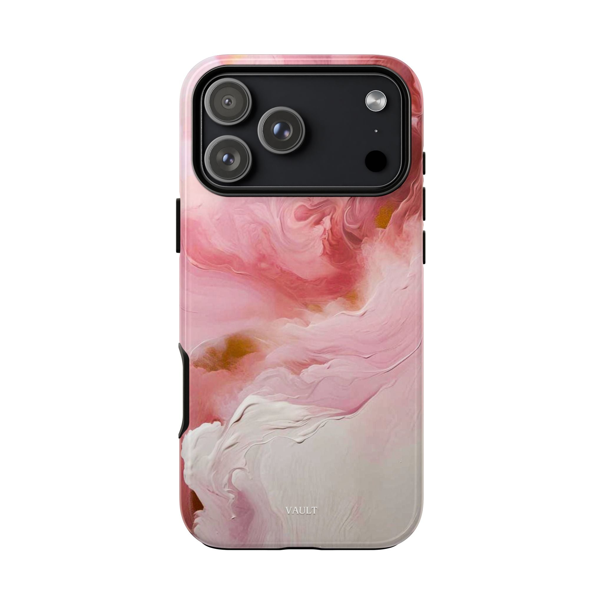 Pink Marble Tough Phone Case — Protective Artistic Phone Cover