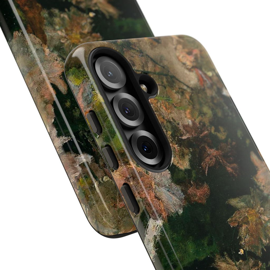 Floral Painterly Tough Phone Case — Vintage Autumn Leaves Phone Cover