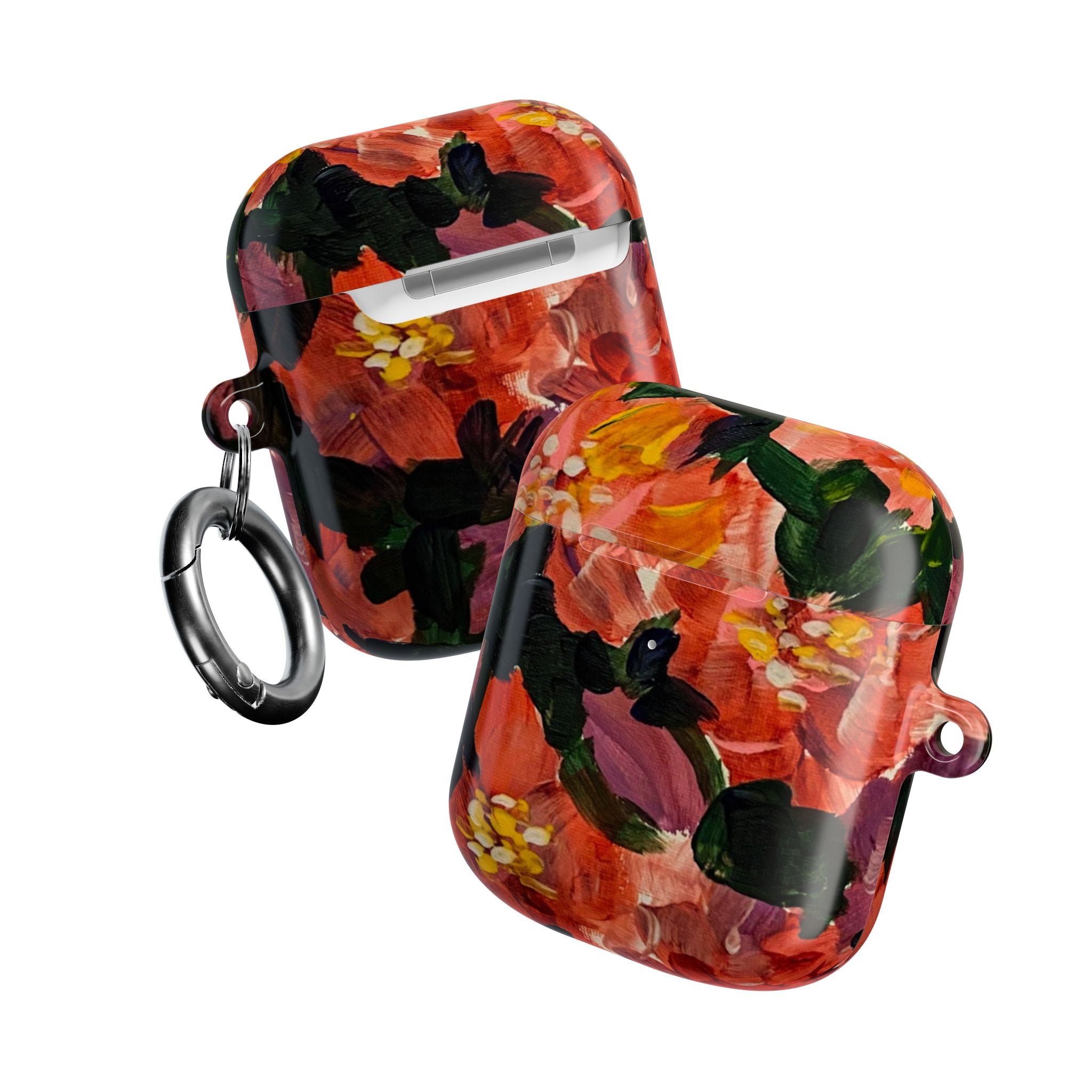 Floral Red Bloom AirPod Case