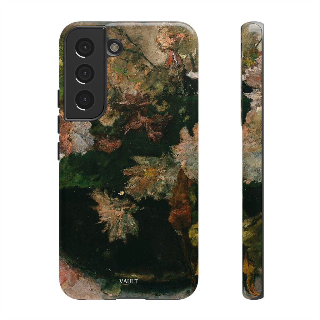 Floral Painterly Tough Phone Case — Vintage Autumn Leaves Phone Cover