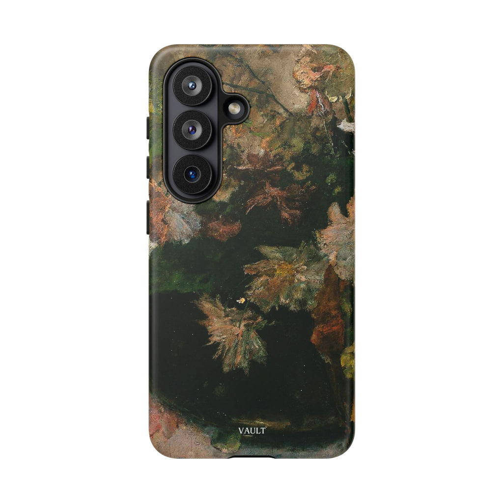 Floral Painterly Tough Phone Case — Vintage Autumn Leaves Phone Cover