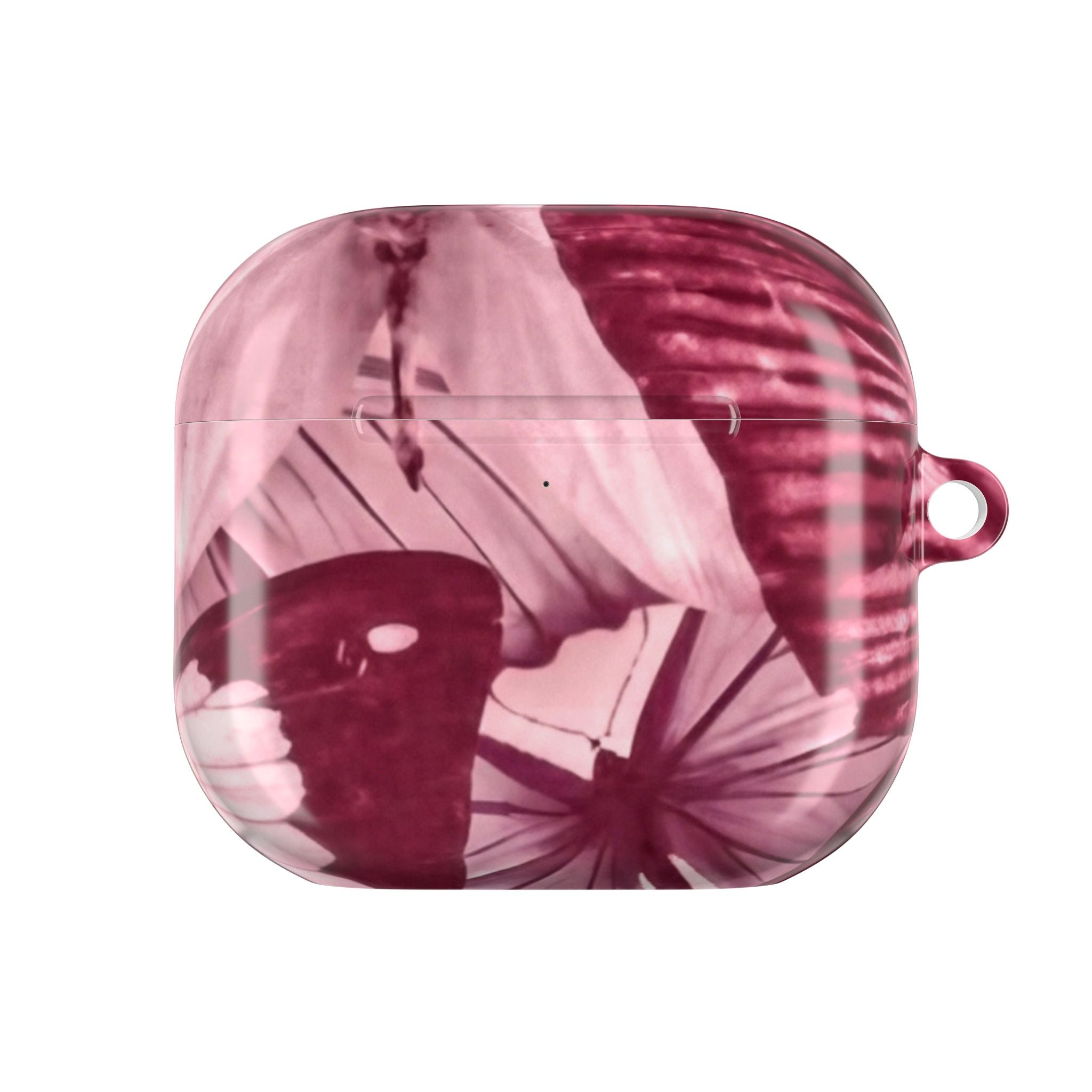 Floral Parasol AirPod Case — Vintage Pink Umbrella Design