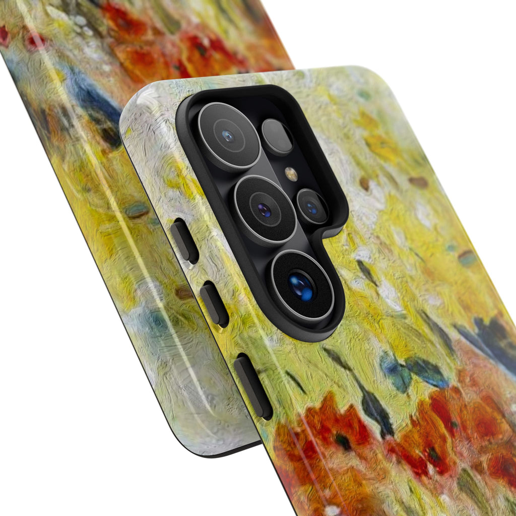 Floral Watercolor Phone Case — Yellow Garden Tough Cases