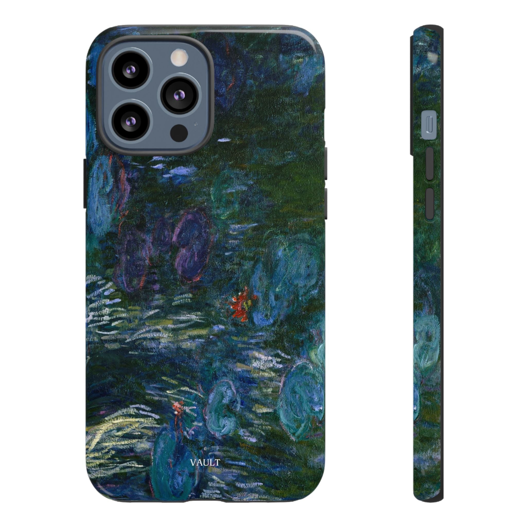 Water Lilies Tough Phone Case — Impressionist Art Protective Cover