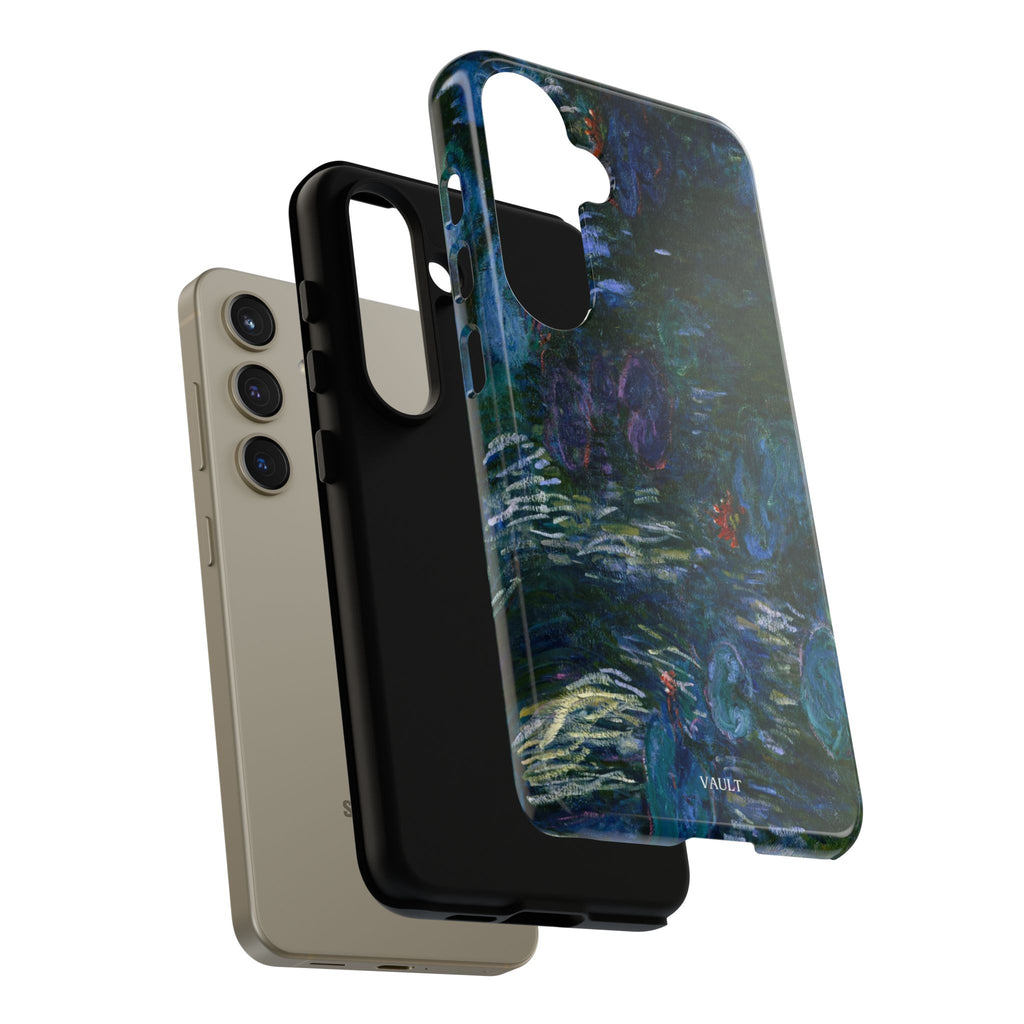 Water Lilies Tough Phone Case — Impressionist Art Protective Cover