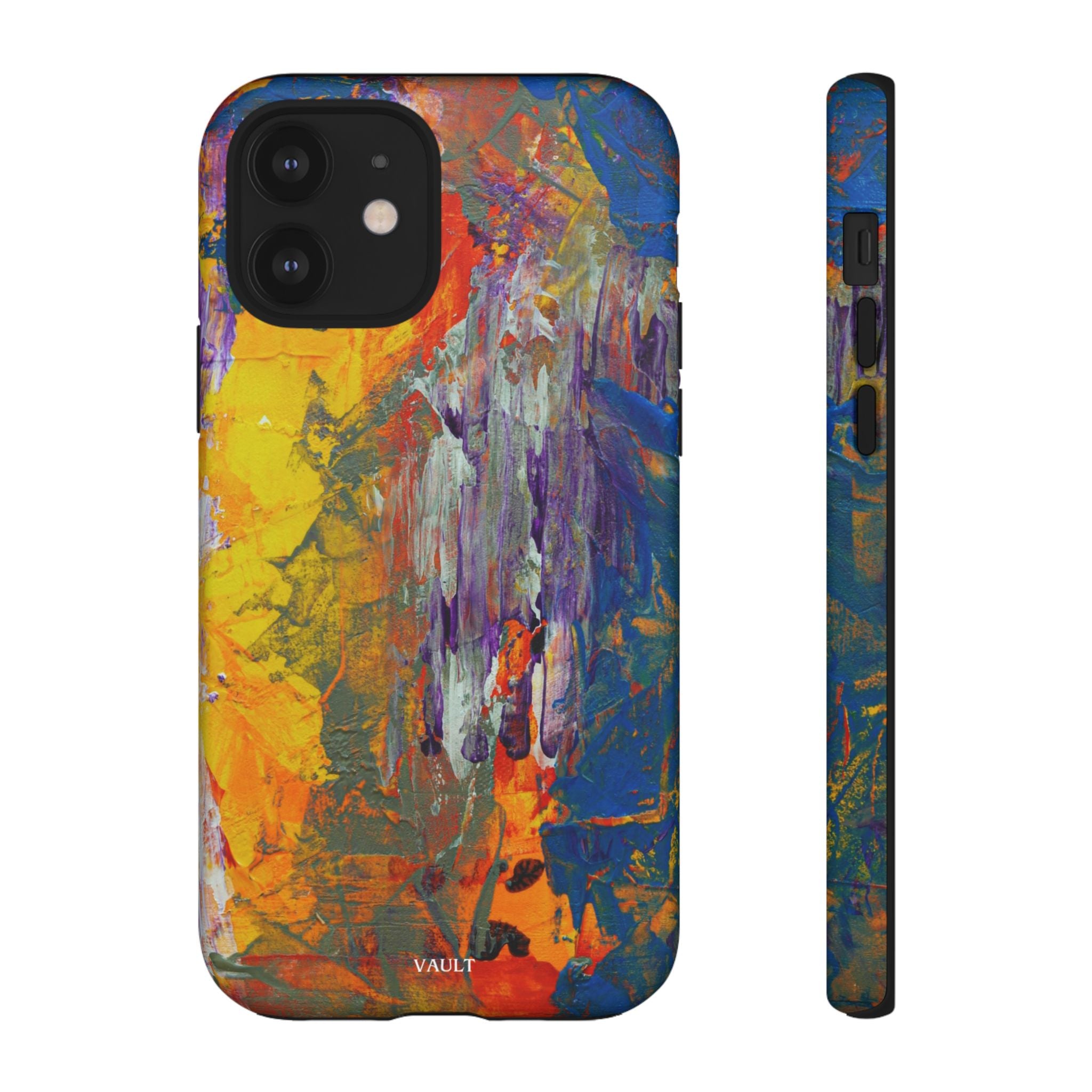 Abstract Color Splash Phone Case — Vibrant Artistic Protective Cover