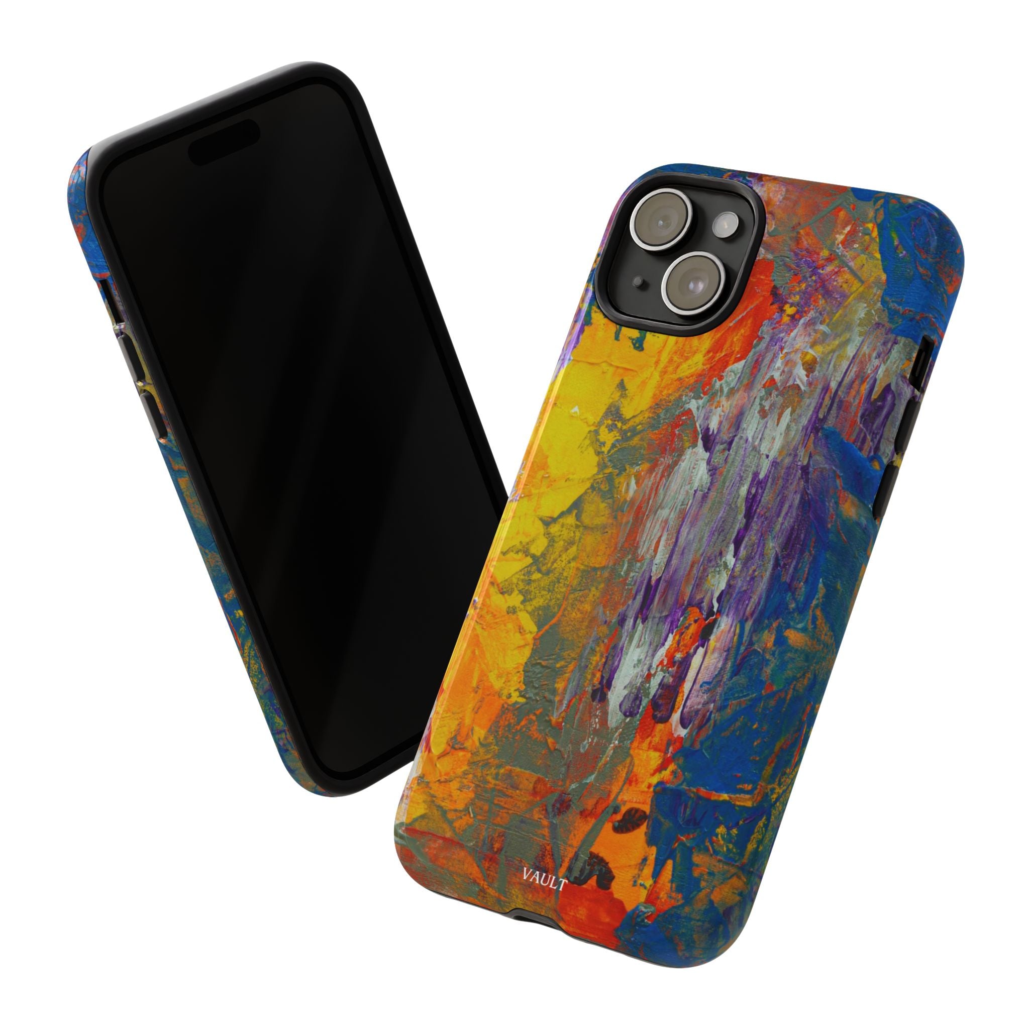 Abstract Color Splash Phone Case — Vibrant Artistic Protective Cover