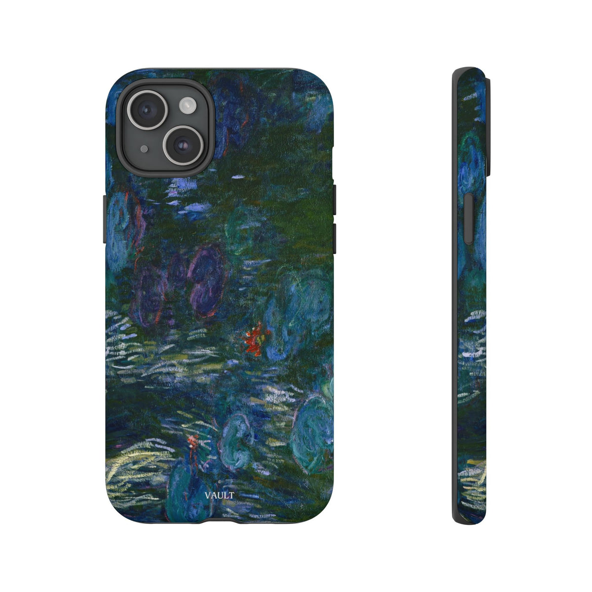 Water Lilies Tough Phone Case — Impressionist Art Protective Cover