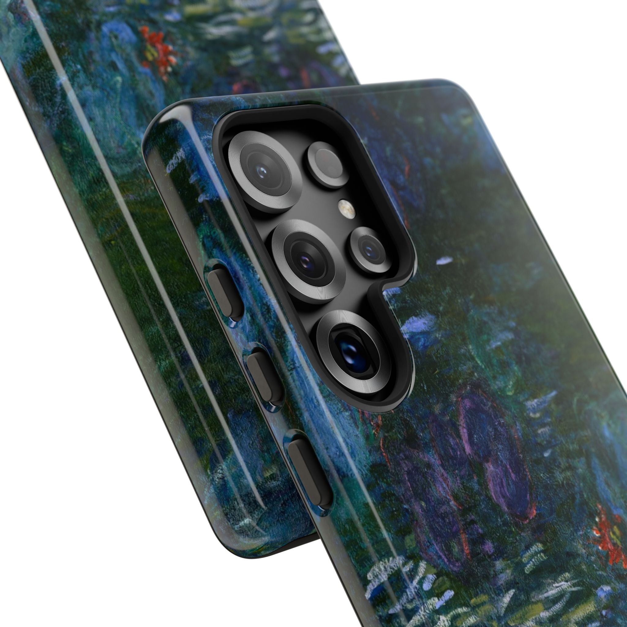 Water Lilies Tough Phone Case — Impressionist Art Protective Cover