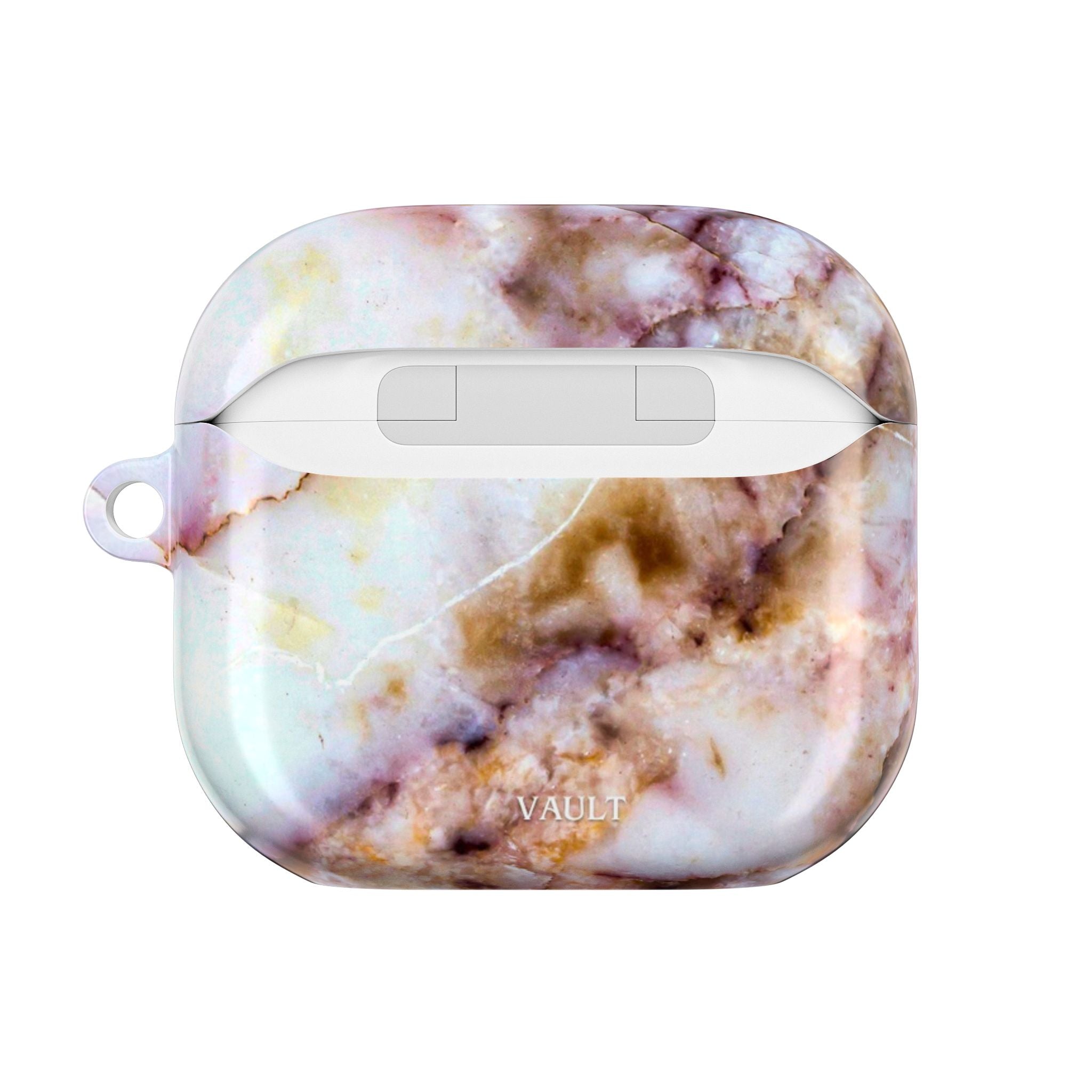 Marble Pink AirPod Case – Pink & Gold Marble Protective AirPods Cover