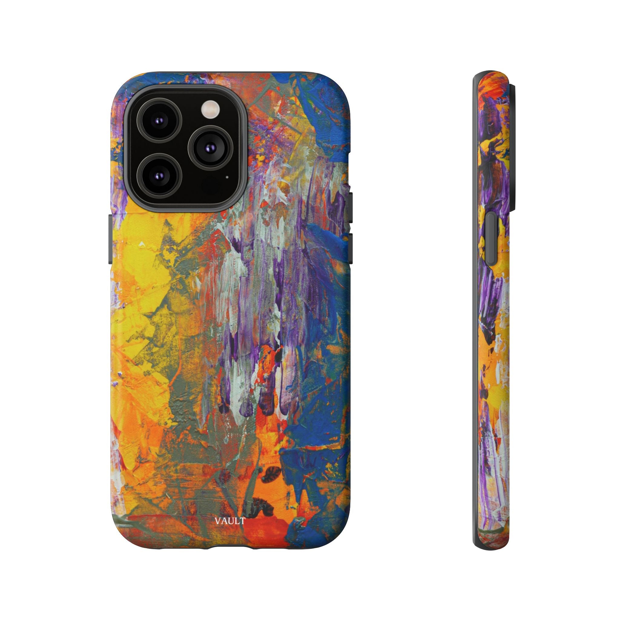 Abstract Color Splash Phone Case — Vibrant Artistic Protective Cover