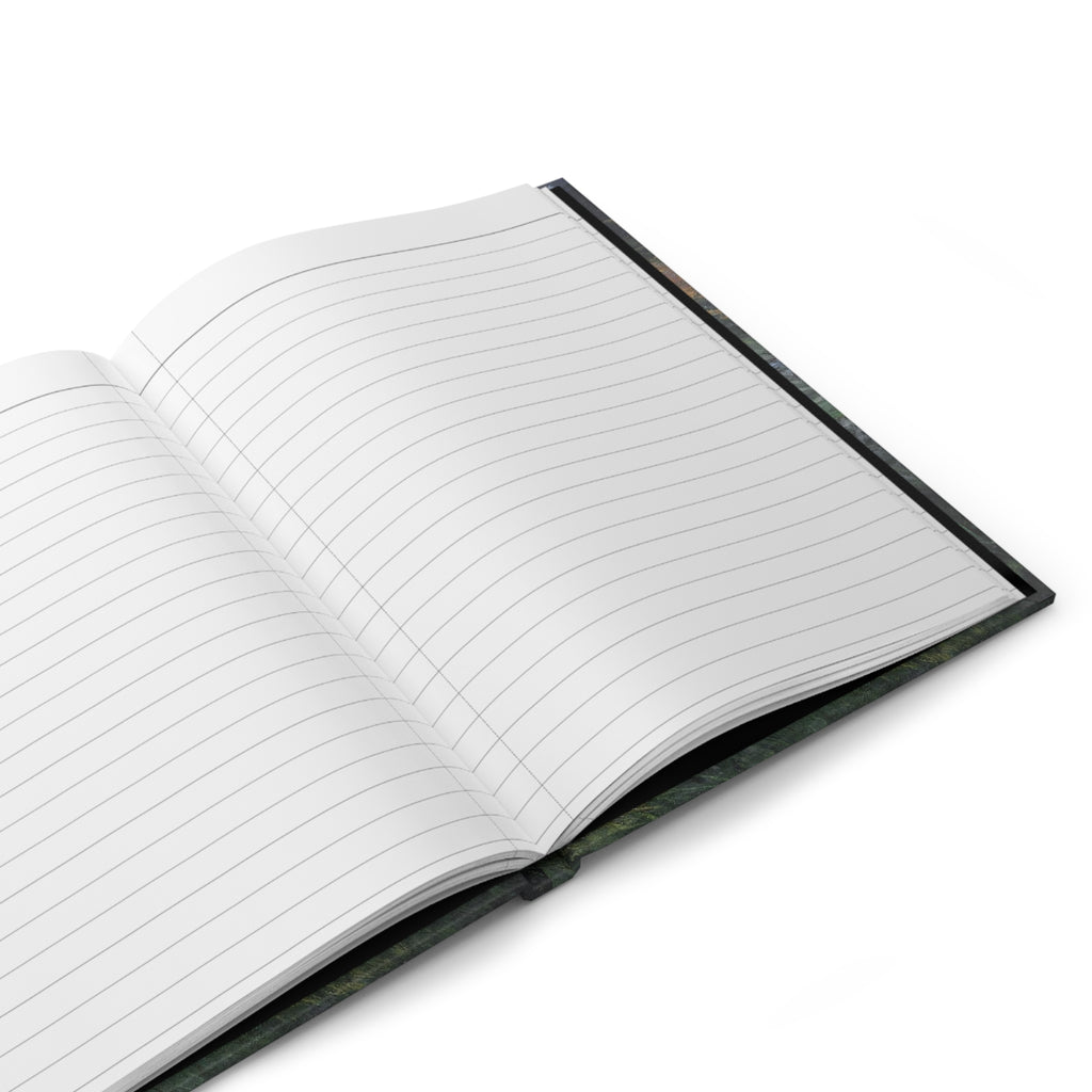 Hardcover Journal — Wind-Swept Meadow Art Notebook ("VAULT" Cover)