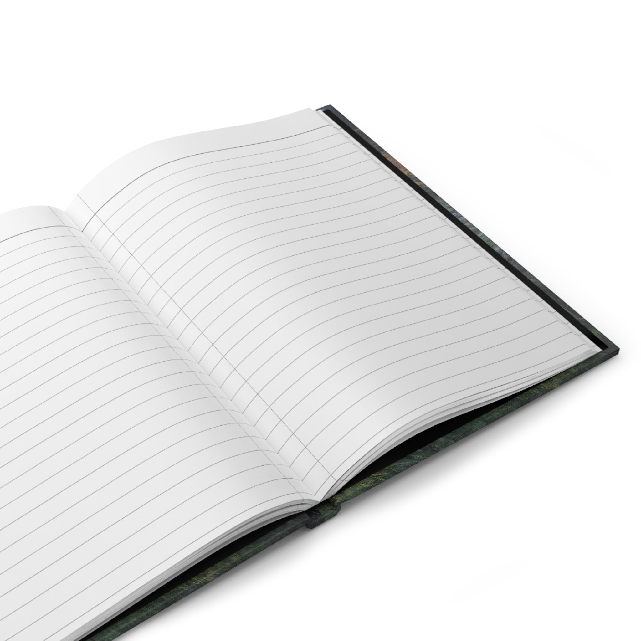 Hardcover Journal — Wind-Swept Meadow Art Notebook ("VAULT" Cover)
