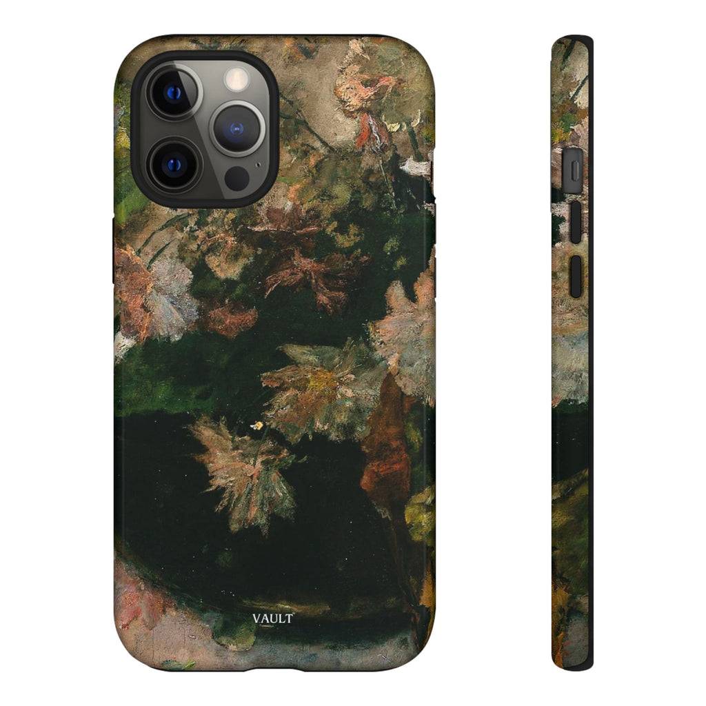Floral Painterly Tough Phone Case — Vintage Autumn Leaves Phone Cover