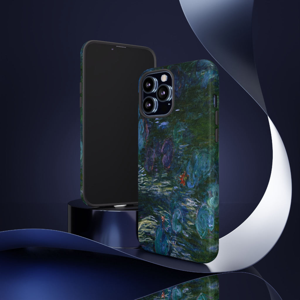 Water Lilies Tough Phone Case — Impressionist Art Protective Cover