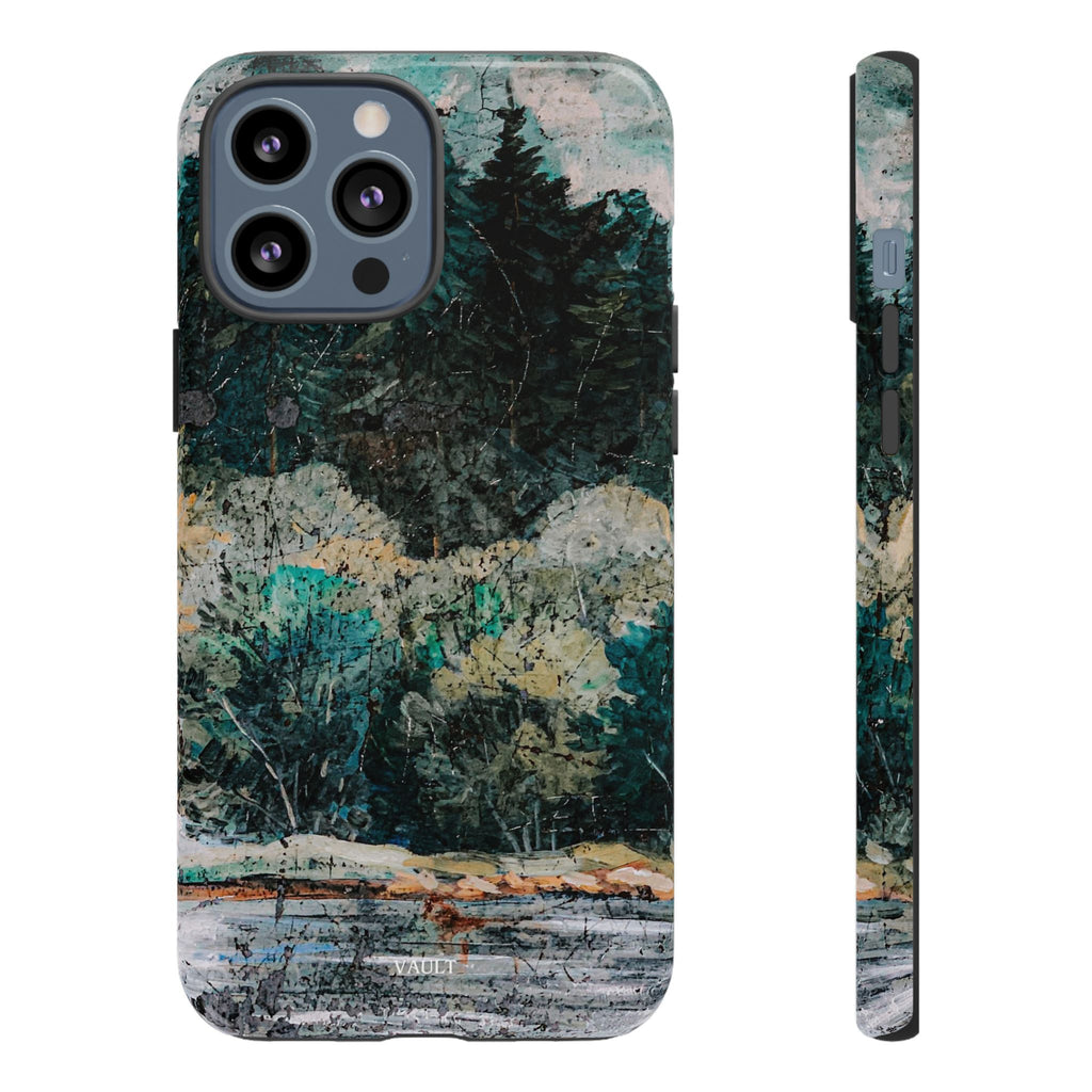 Phone Case - Moody Forest Landscape Protective Tough Case