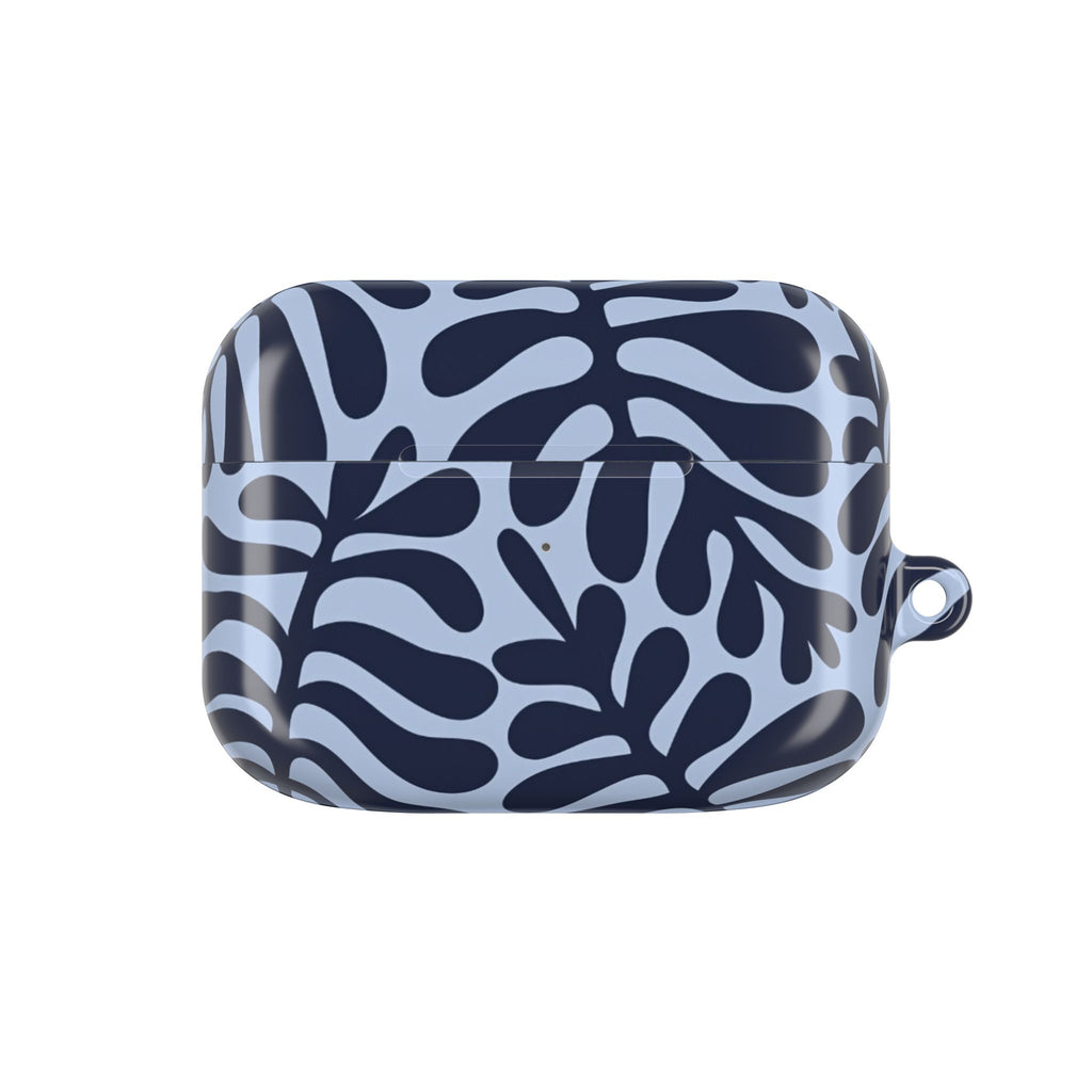Blue Leaf AirPod Case - Botanical Protective Cover