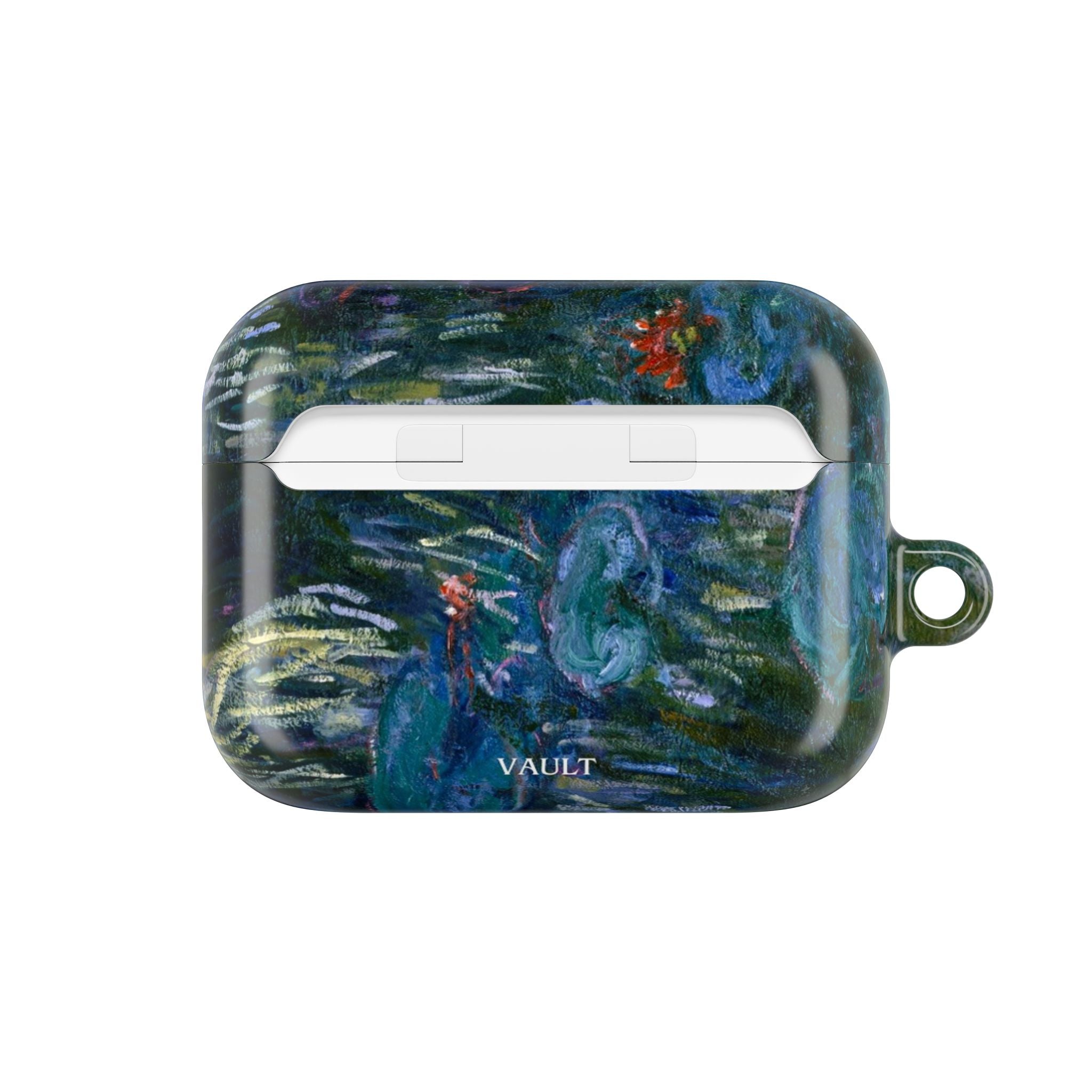 AirPods Case — Impressionist Water Lily Art Protective Cover