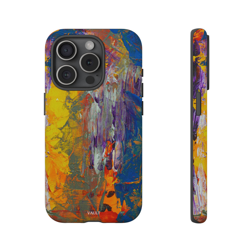 Abstract Color Splash Phone Case — Vibrant Artistic Protective Cover
