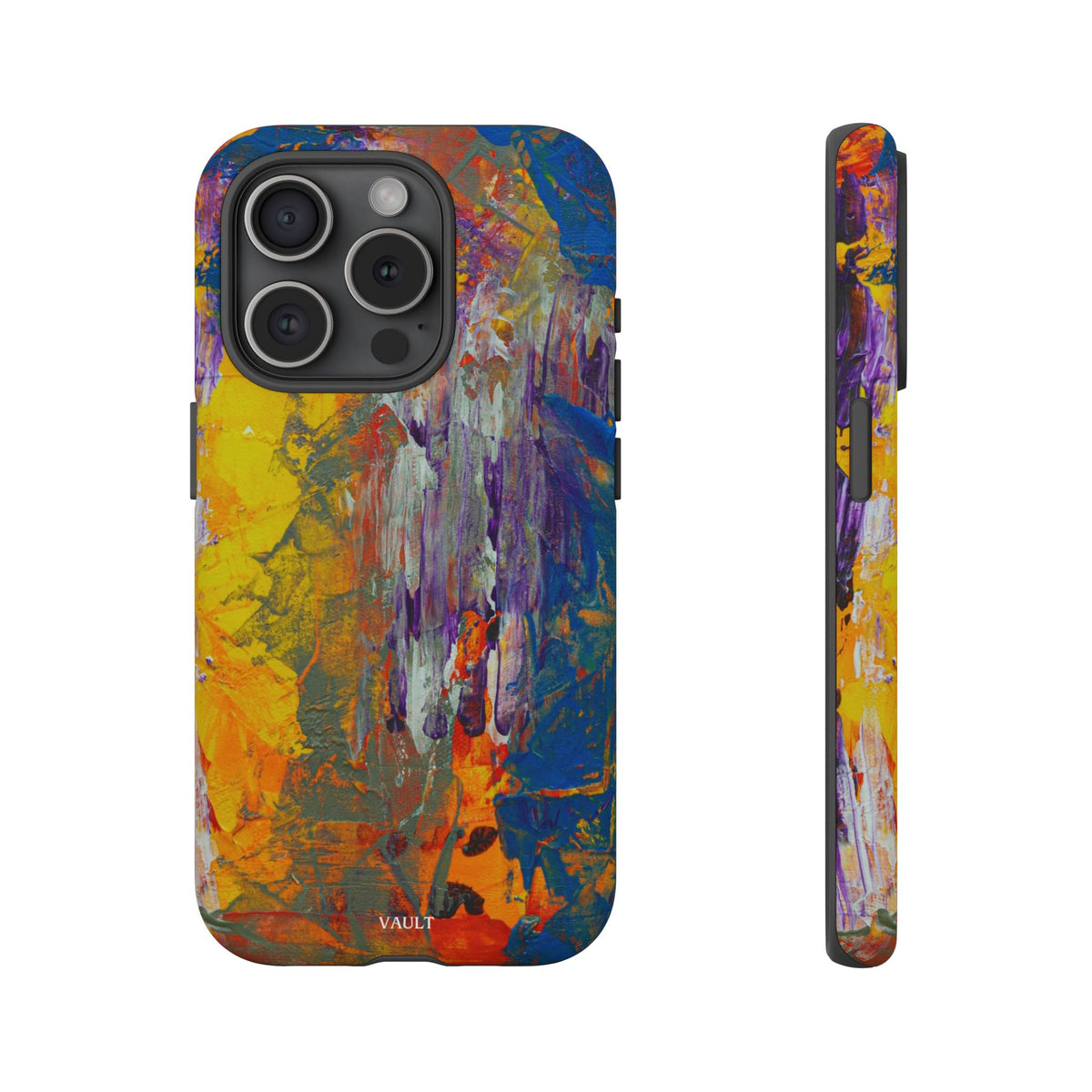 Abstract Color Splash Phone Case — Vibrant Artistic Protective Cover