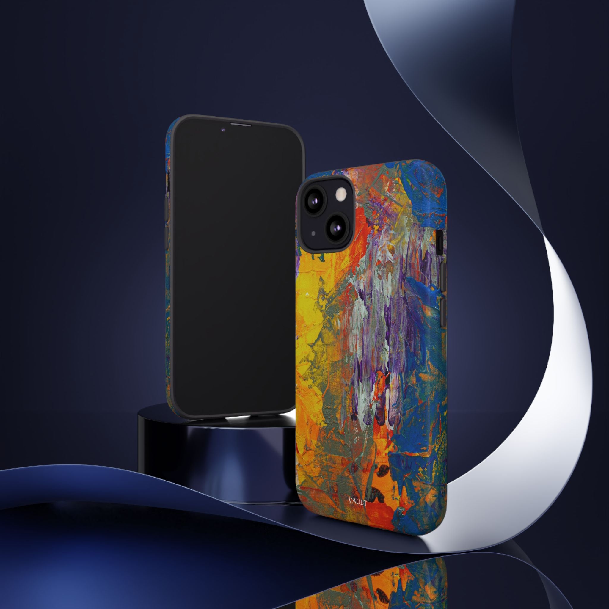 Abstract Color Splash Phone Case — Vibrant Artistic Protective Cover