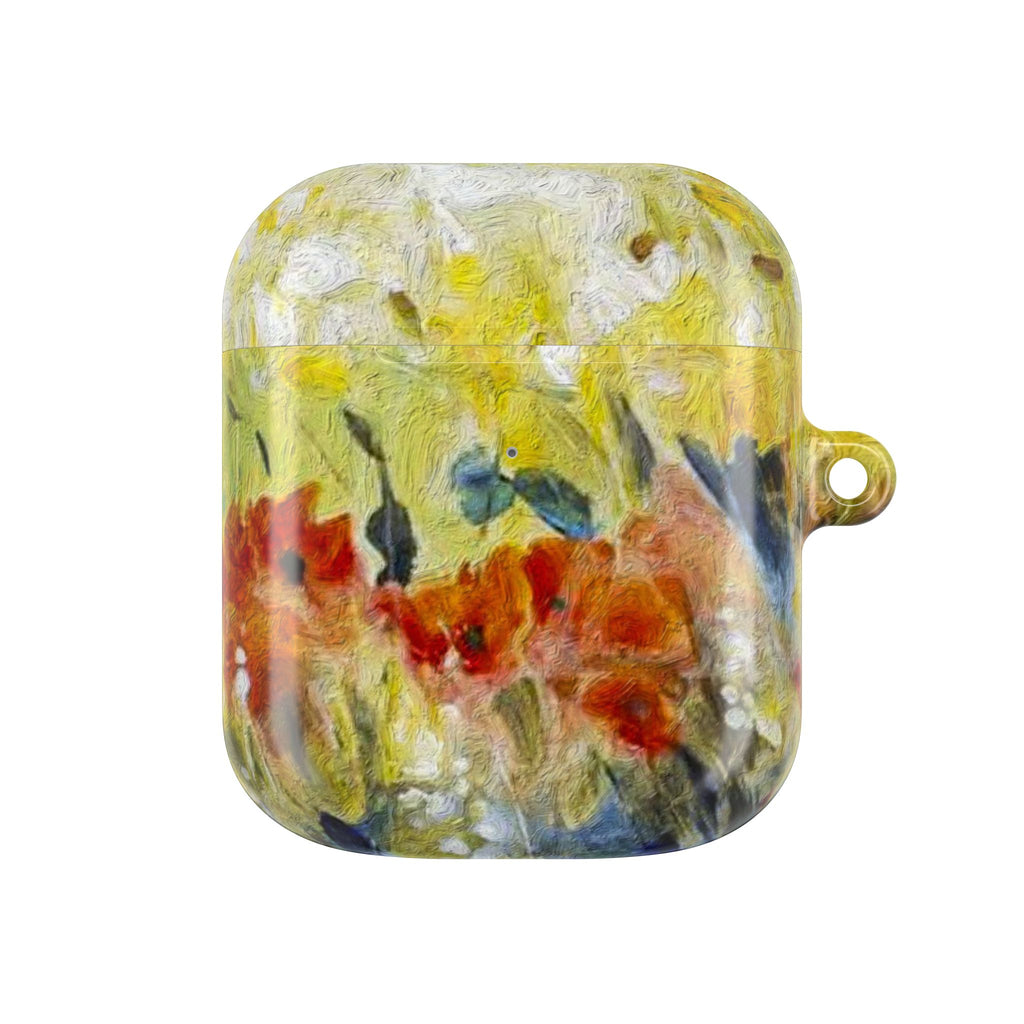 Floral Watercolor AirPod Case — Abstract Garden Protective Cover
