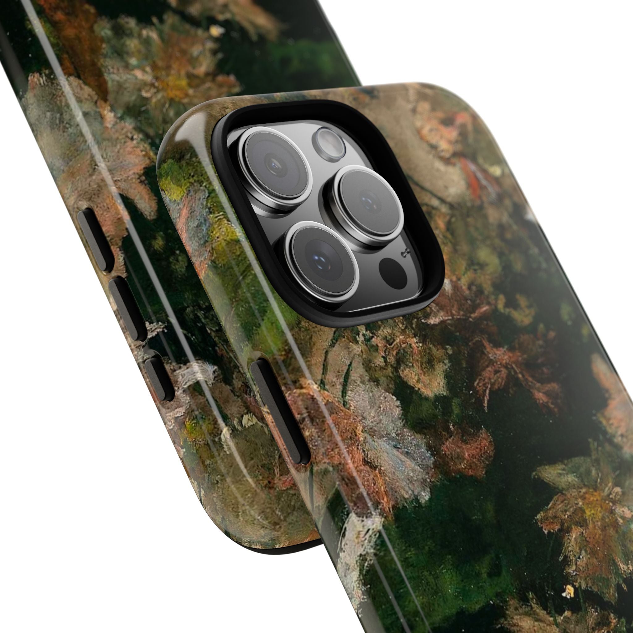 Floral Painterly Tough Phone Case — Vintage Autumn Leaves Phone Cover