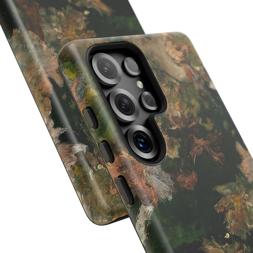 Floral Painterly Tough Phone Case — Vintage Autumn Leaves Phone Cover