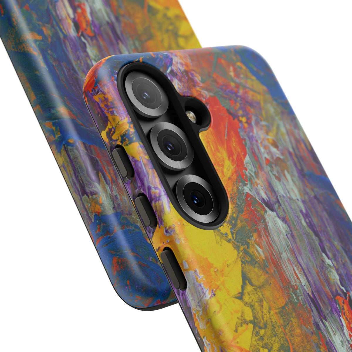 Abstract Color Splash Phone Case — Vibrant Artistic Protective Cover