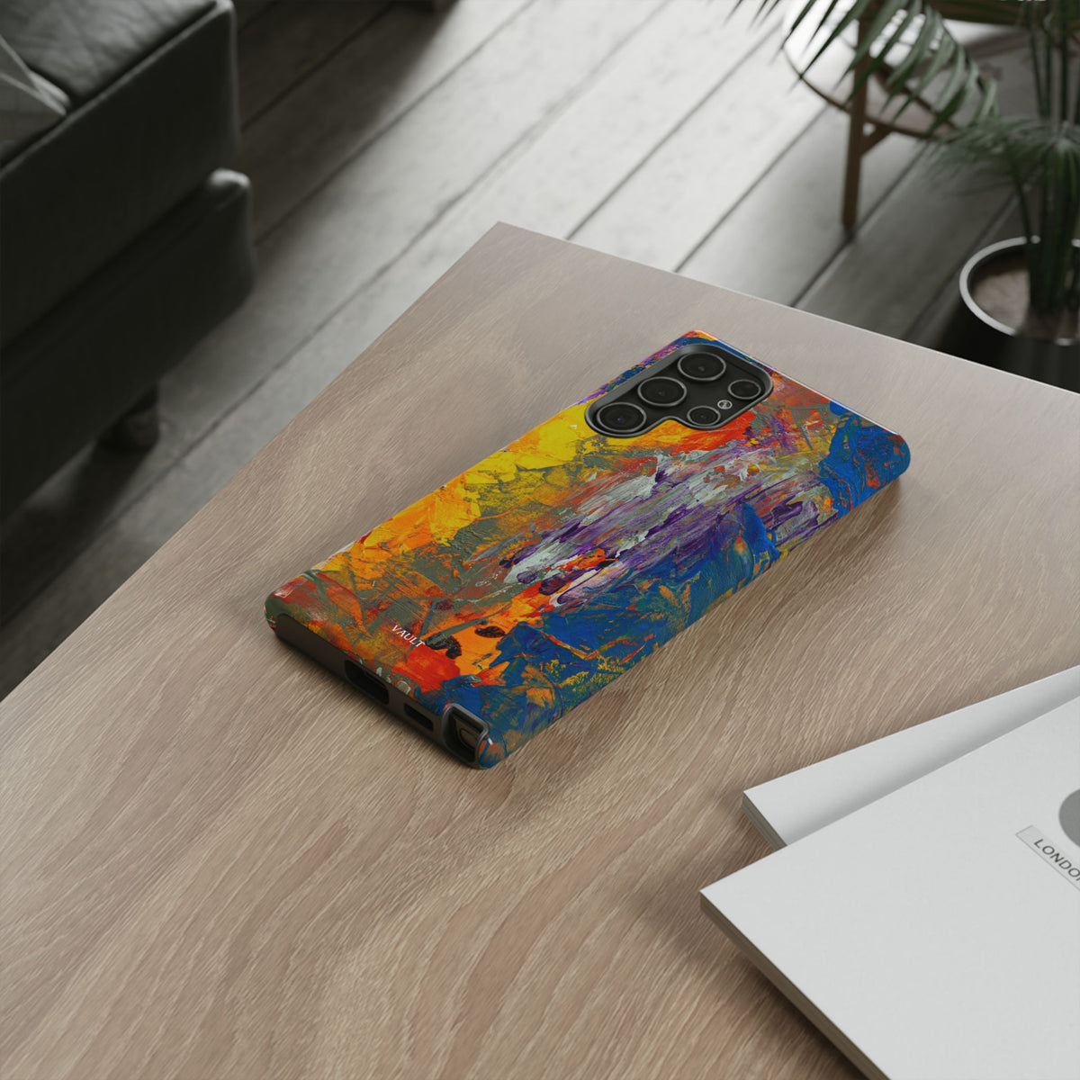 Abstract Color Splash Phone Case — Vibrant Artistic Protective Cover