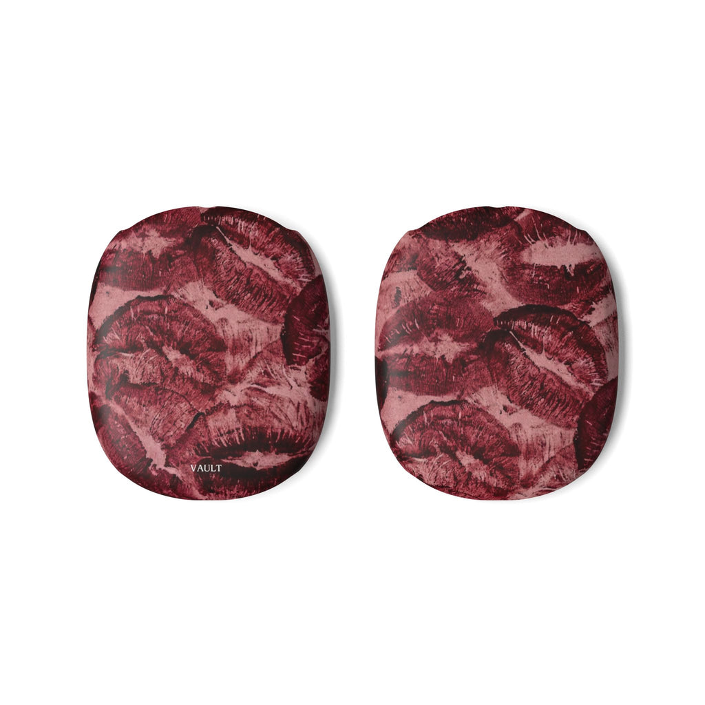 AirPods Max Case — Burgundy Kiss Print Protective Covers