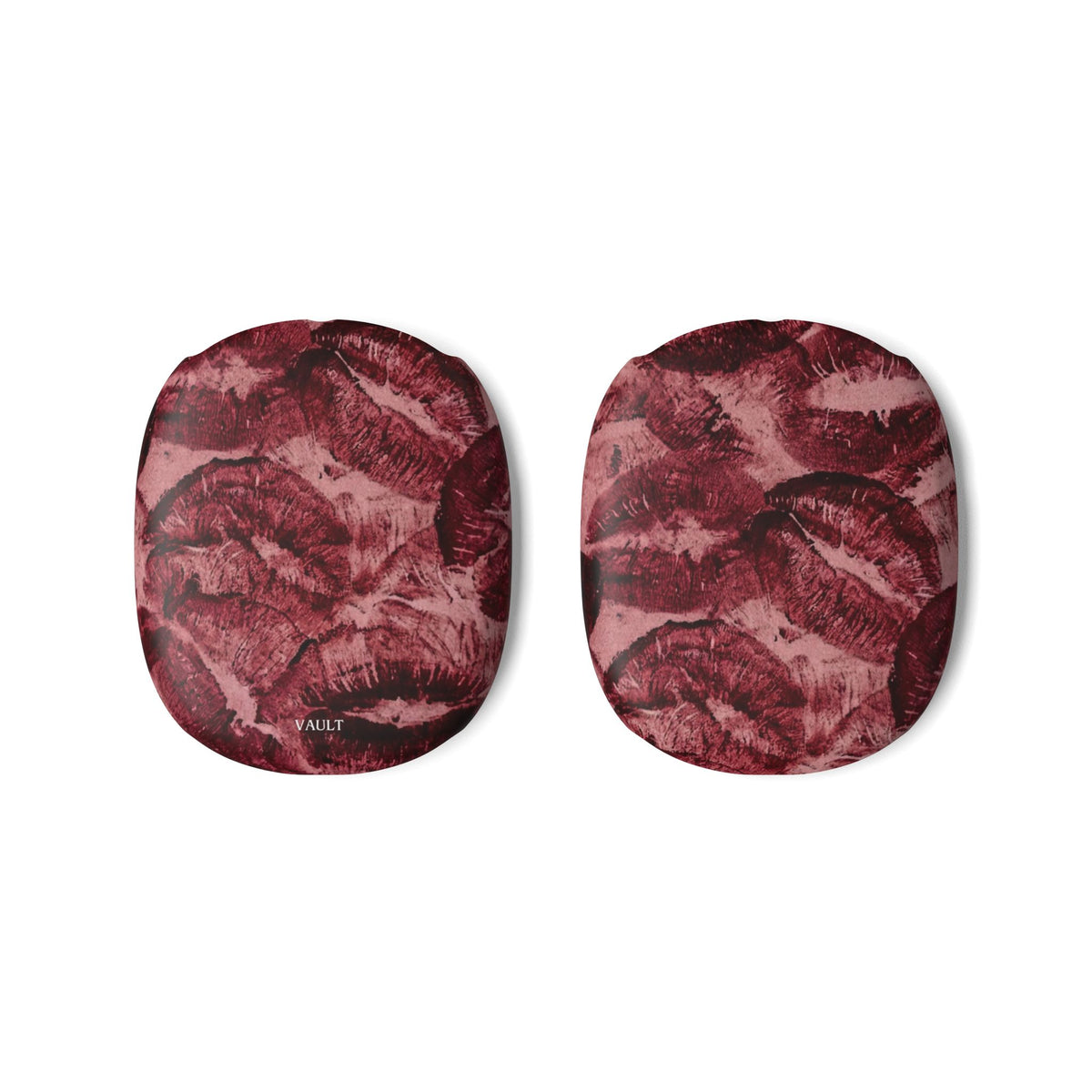 AirPods Max Case — Burgundy Kiss Print Protective Covers