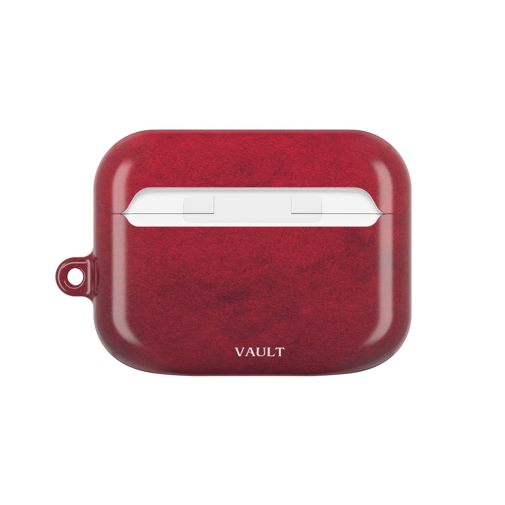 Red Marble AirPod Case – Protective Slim Charging Case Cover