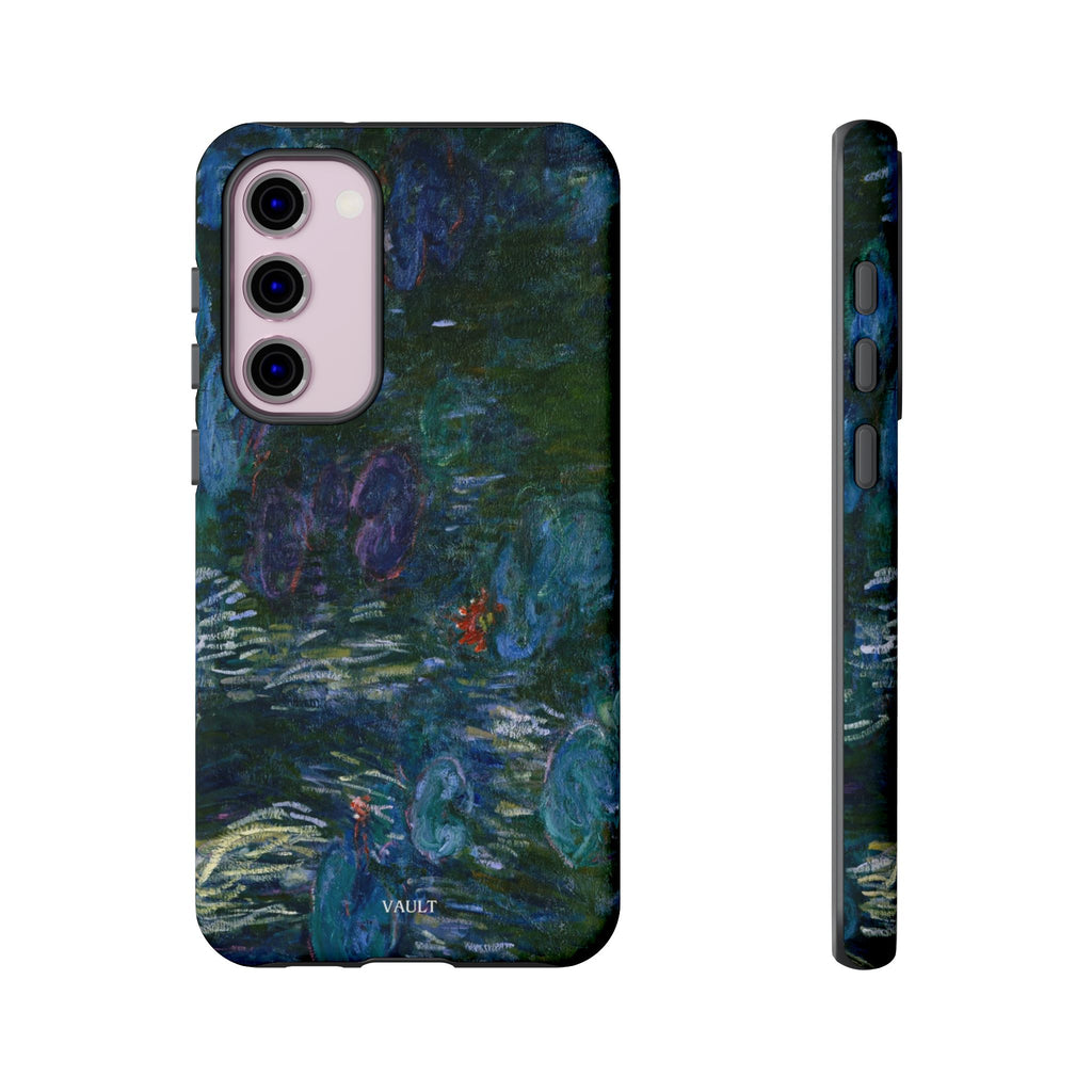 Water Lilies Tough Phone Case — Impressionist Art Protective Cover