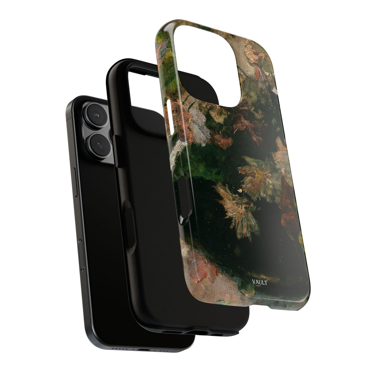 Floral Painterly Tough Phone Case — Vintage Autumn Leaves Phone Cover