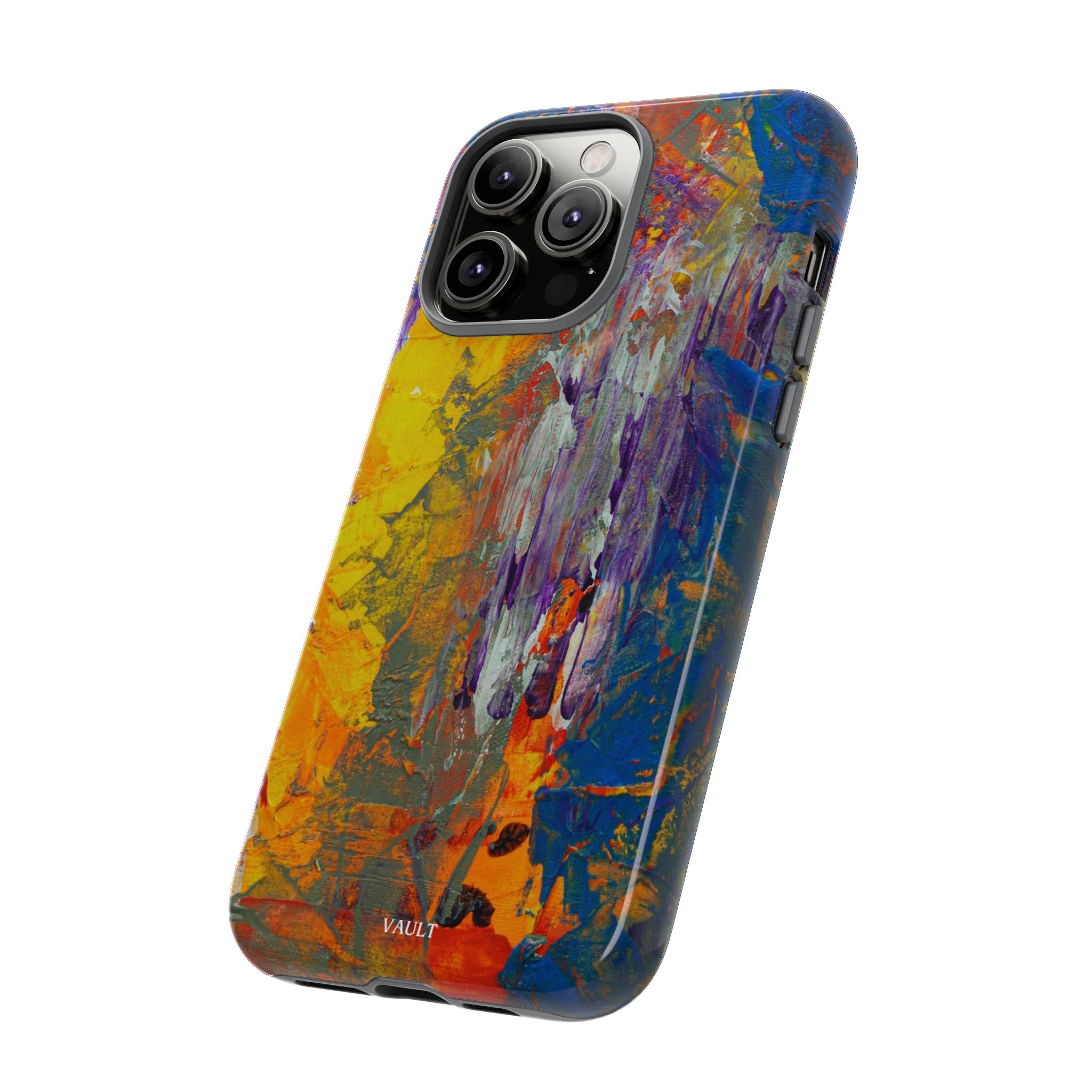 Abstract Color Splash Phone Case — Vibrant Artistic Protective Cover