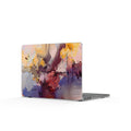 Abstract Brush Stroke Clear MacBook Cases