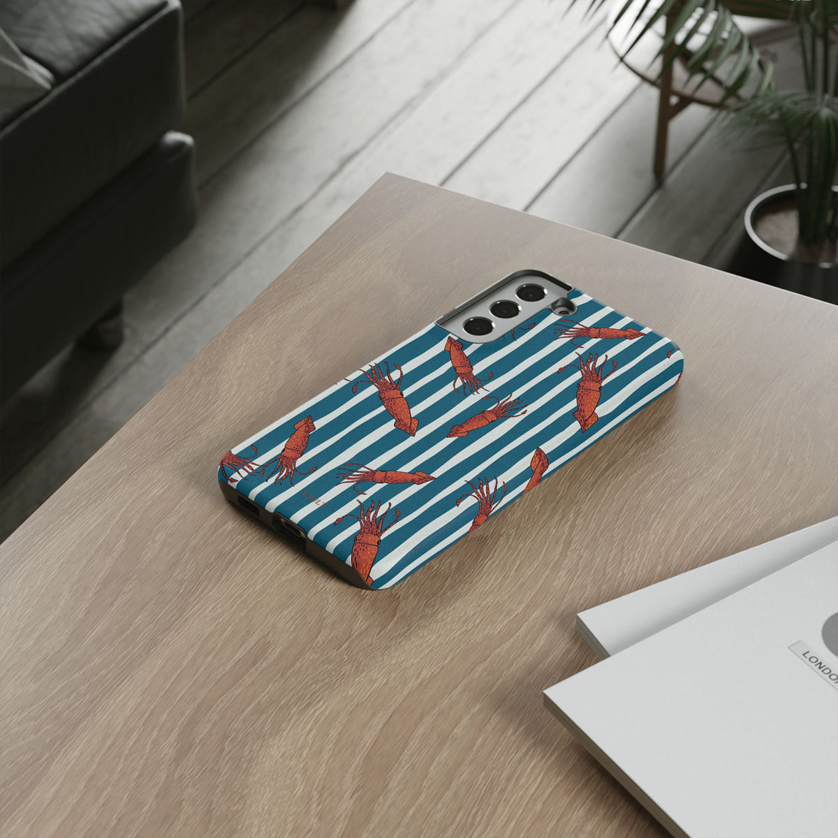 Shrimp Stripe Phone Case