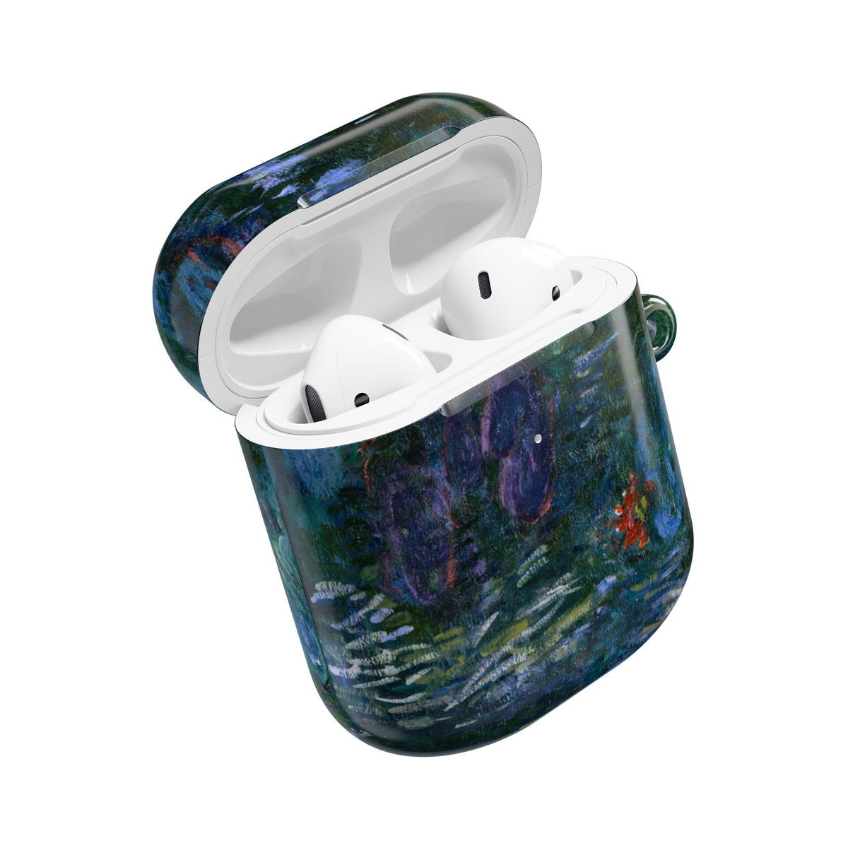 AirPods Case — Impressionist Water Lily Art Protective Cover