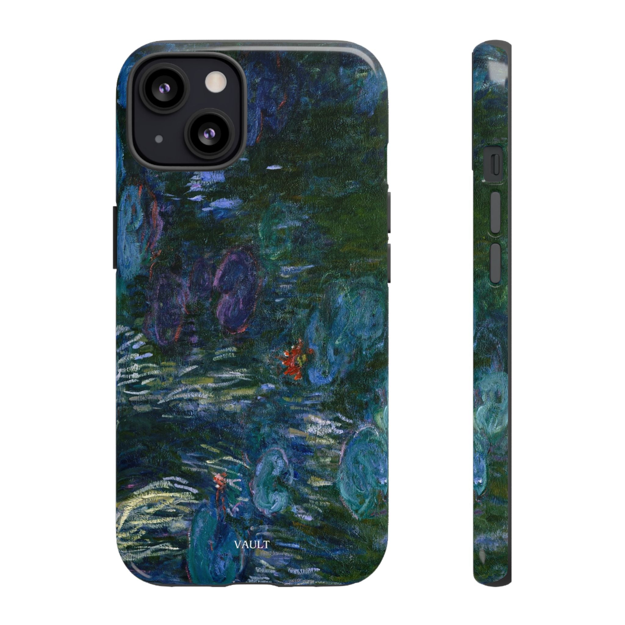 Water Lilies Tough Phone Case — Impressionist Art Protective Cover