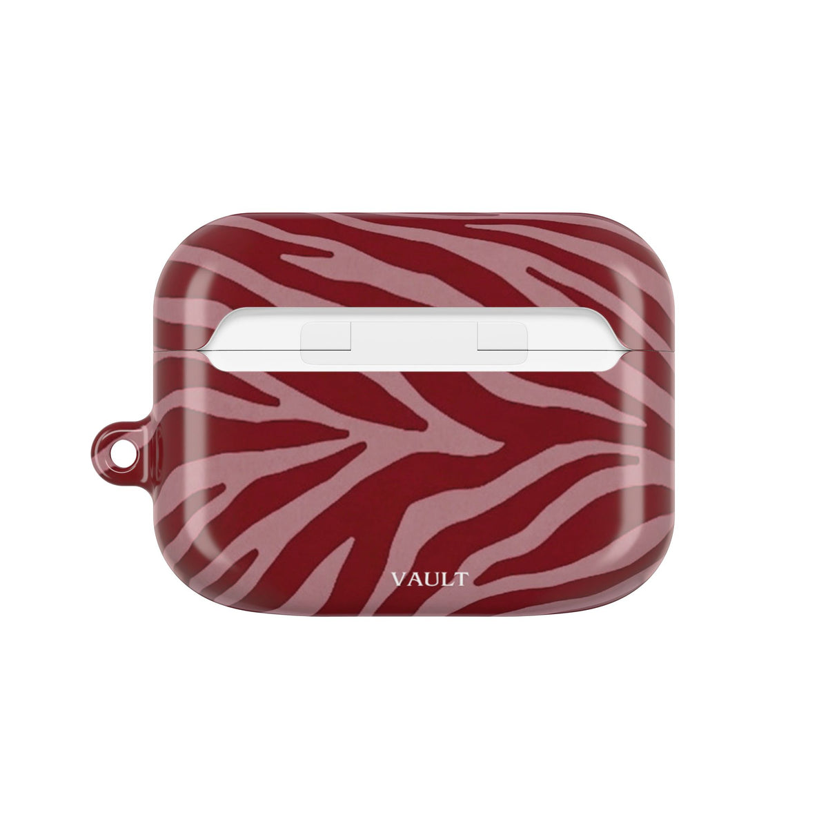 Red Zebra Print AirPod Case – Stylish Protective Charging Case Cover