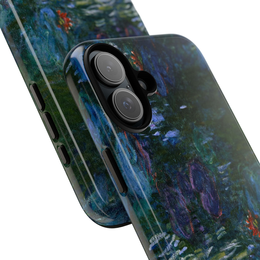 Water Lilies Tough Phone Case — Impressionist Art Protective Cover