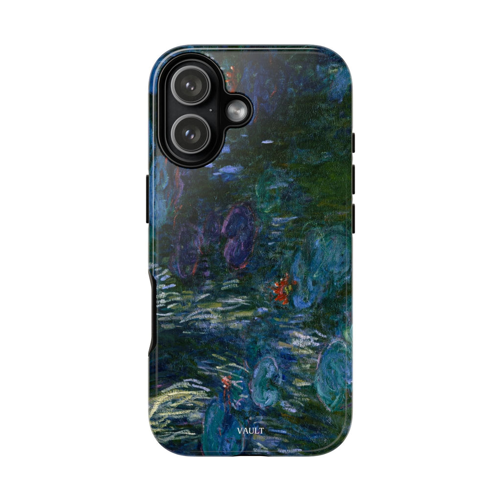 Water Lilies Tough Phone Case — Impressionist Art Protective Cover