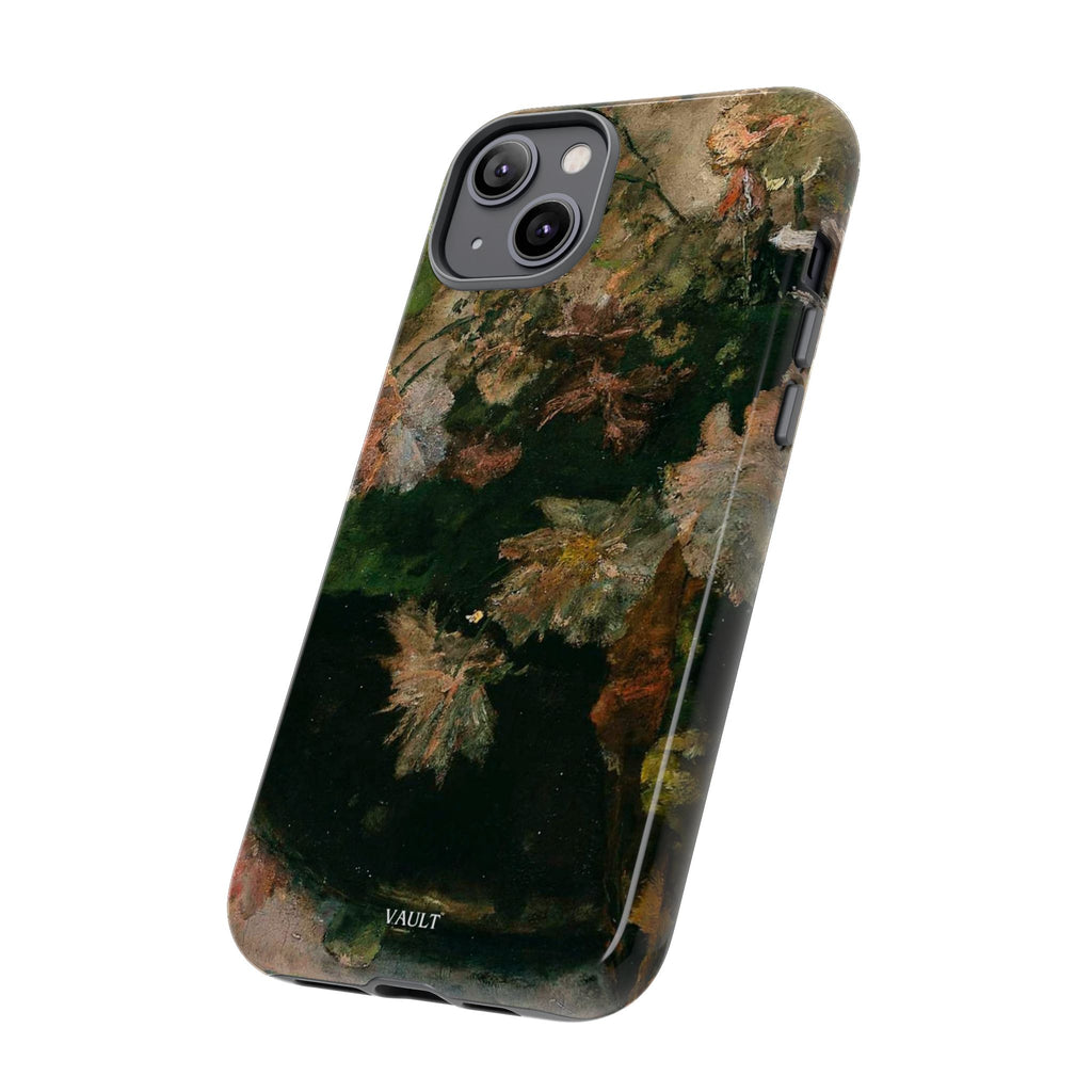 Floral Painterly Tough Phone Case — Vintage Autumn Leaves Phone Cover